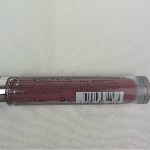 W7 Glitter Liquid Lip Color - Packs of 3 Lipsticks + 1 W7 Eyeshadow Palette NWT - Picture 8 of 12